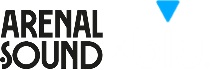 logo Arenal Sound x Blu
